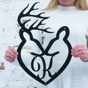 Deer Heart Letter Monogram