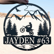 Dirt Bike Outdoor Monogram