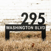 Yard Address Sign