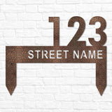 Yard Address Sign