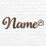 Pet Name with Paw