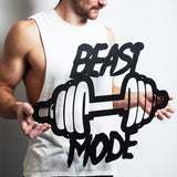 Beast Mode Gym Sign