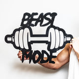 Beast Mode Gym Sign