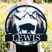 Bison Outdoor Monogram