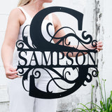 Split Letter Monogram