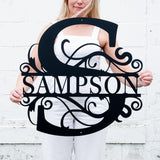 Split Letter Monogram